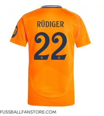 Real Madrid Antonio Rudiger #22 Replik Auswärtstrikot 2024-25 Kurzarm